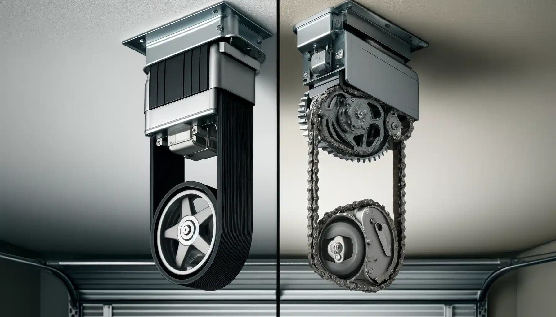 Belt-Drive-vs-Chain-Drive-Garage-Door-Opener